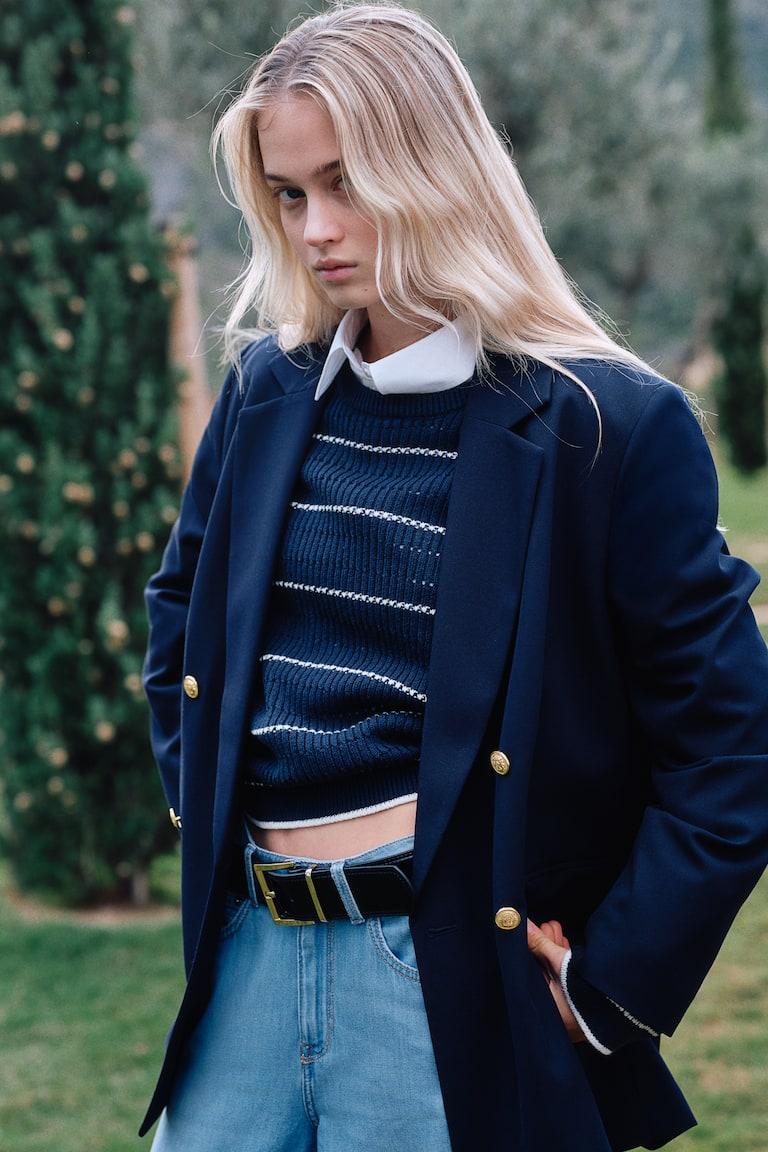 H&M Baggy Wide Low Jeans Vierteljährliche Förderung