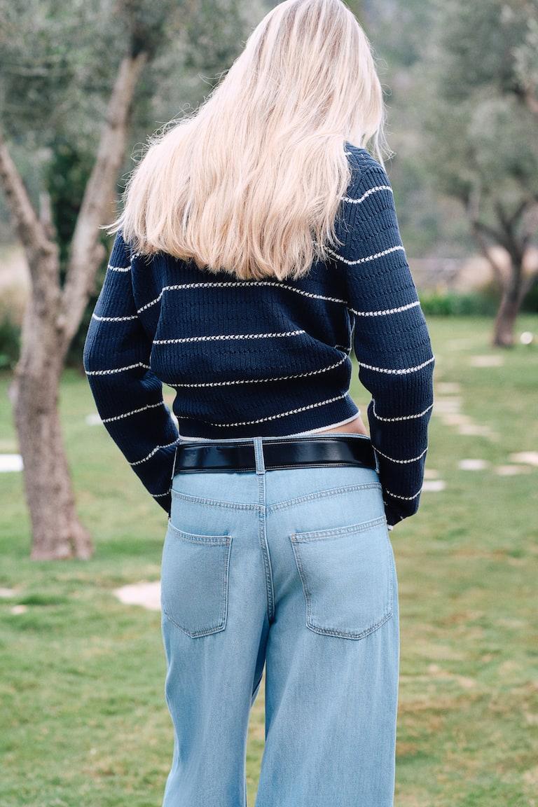 H&M Baggy Wide Low Jeans Bis zu 55% Rabatt