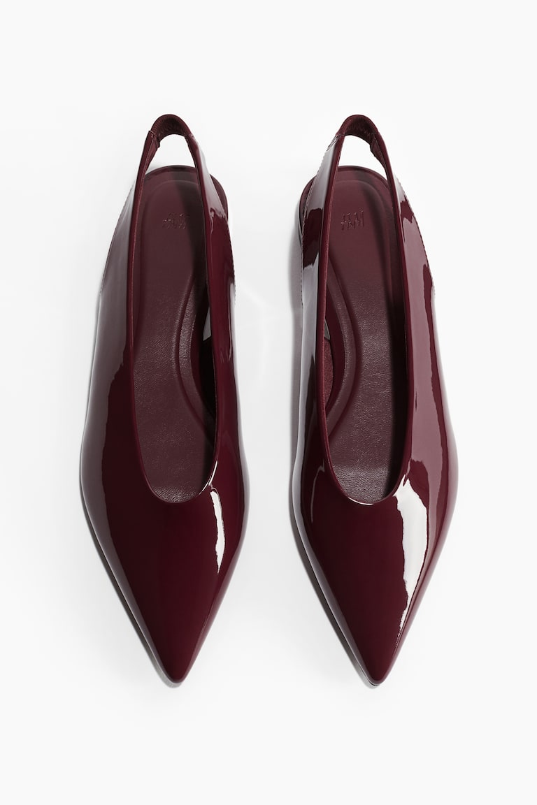 H&M Lack-Slingpumps Neueste Stile