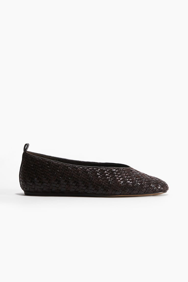 H&M Geflochtene Ballerinas Bis zu 60% Rabatt