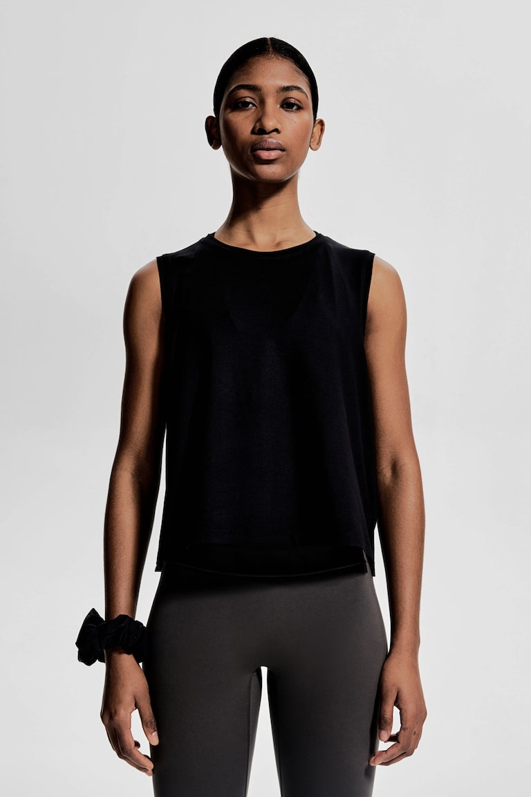 H&M Kastiges Sport-Tanktop mit DryMove™ Fabrik Onlineshop