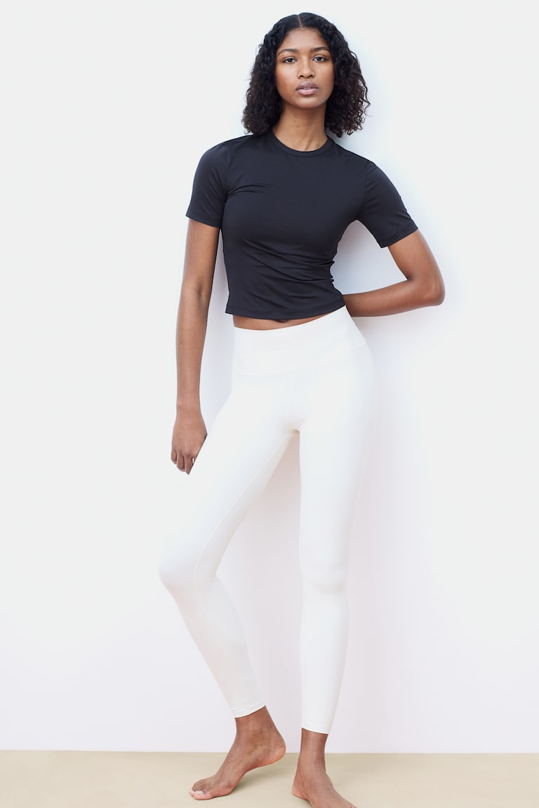 H&M Cropped Sportshirt mit DryMove™ Sonderangebote