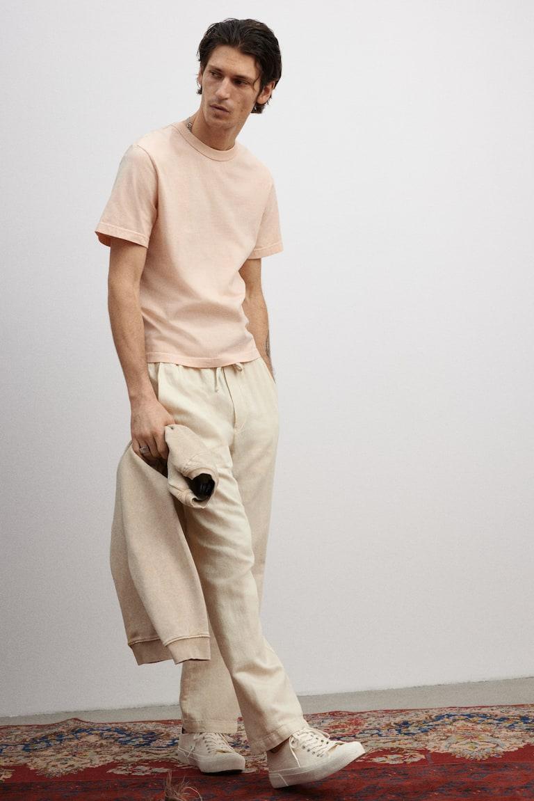 H&M Hose aus Leinen in Relaxed Fit Super Rabatt