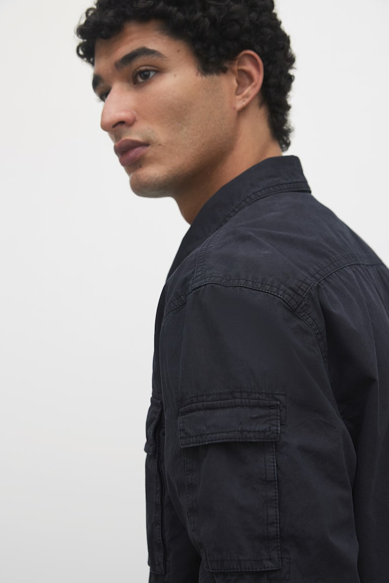 H&M Utility-Overshirt in Regular Fit Weihnachtsangebot
