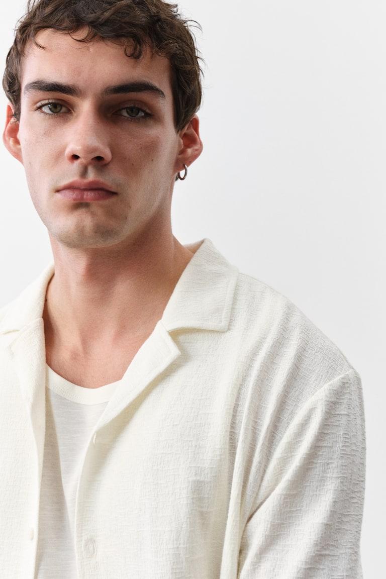 H&M Freizeithemd aus Jersey in Regular Fit Top Angebot