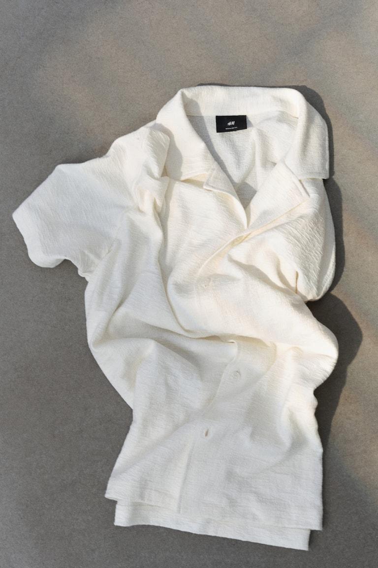 H&M Freizeithemd aus Jersey in Regular Fit Top Angebot