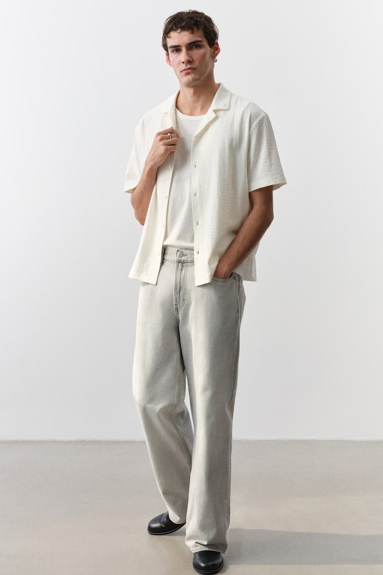 H&M Freizeithemd aus Jersey in Regular Fit Online Outlet