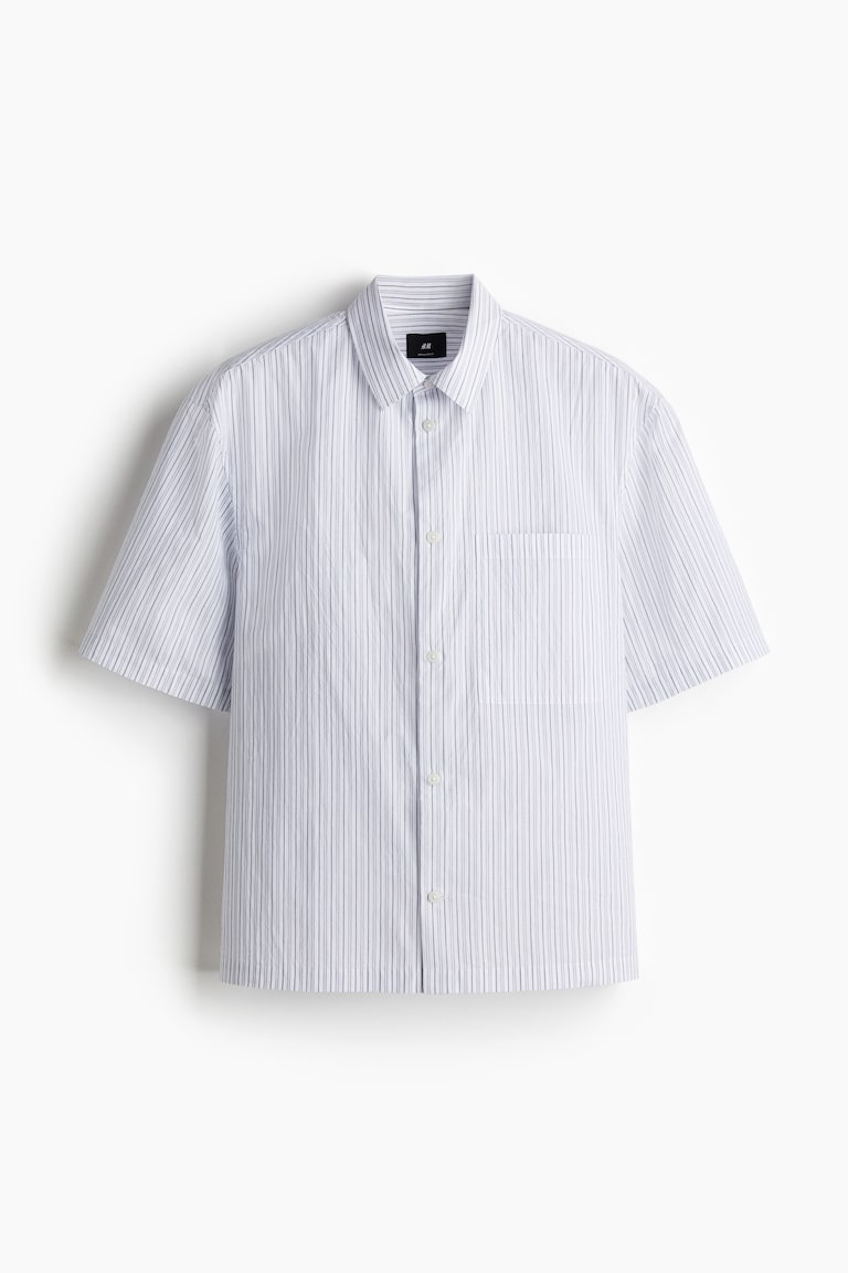 H&M Kurzarmhemd in Regular Fit Sonderangebote