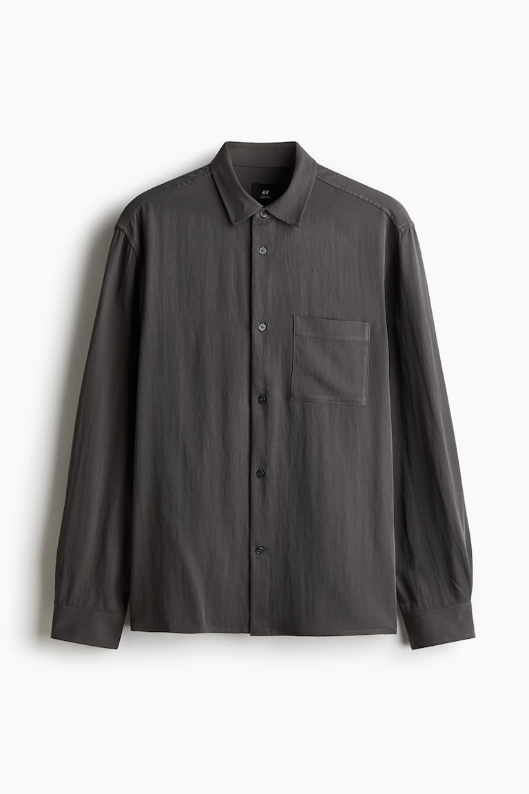 H&M Satinhemd in Loose Fit Bis zu 60% Rabatt