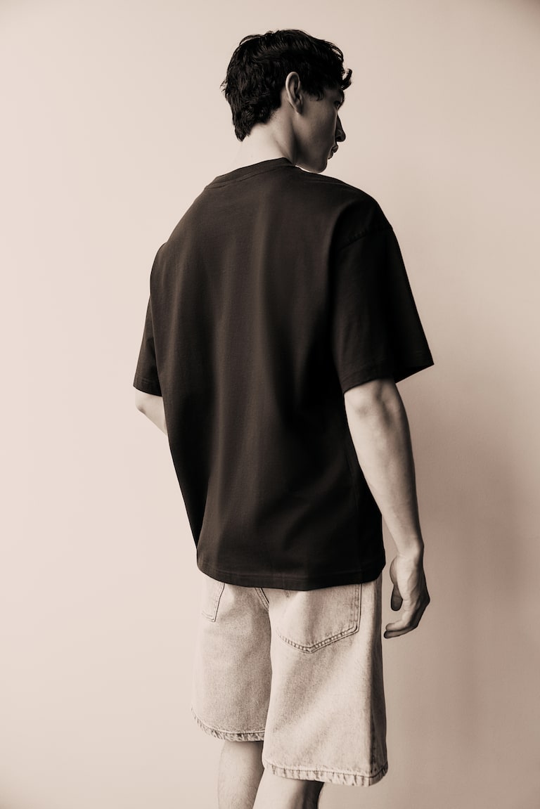 H&M T-Shirt in Oversized Fit Kostenloser Versand international