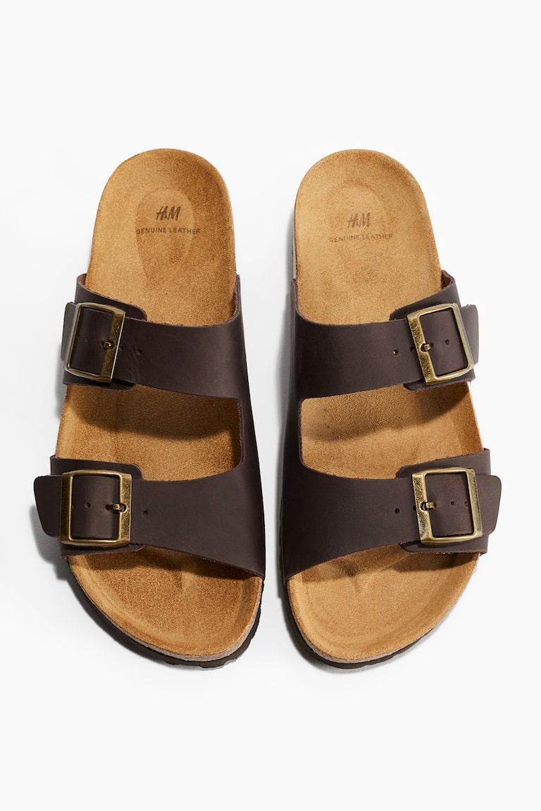 H&M Ledersandalen Blitzangebot
