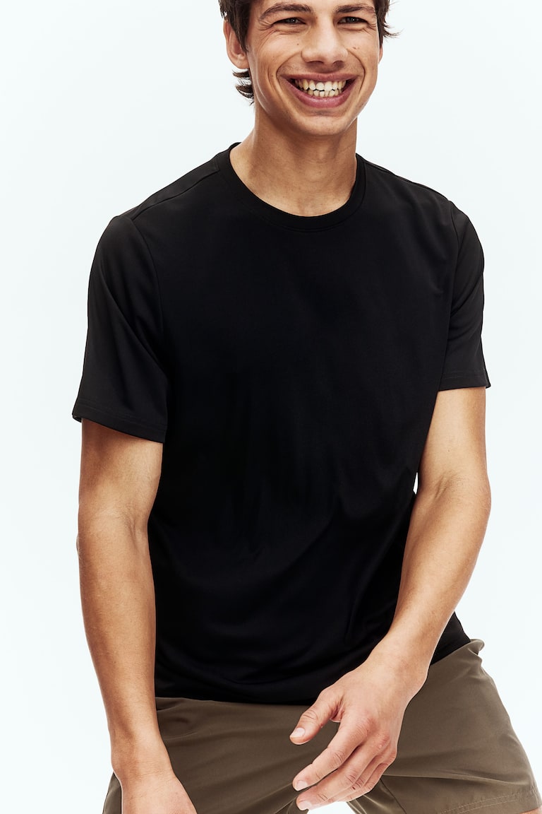 H&M Sportshirt mit DryMove™ in Regular Fit Sonderangebot