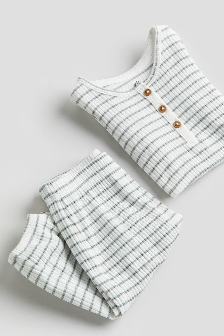H&M 2-teiliges Set aus Baumwolljersey Lagerräumung