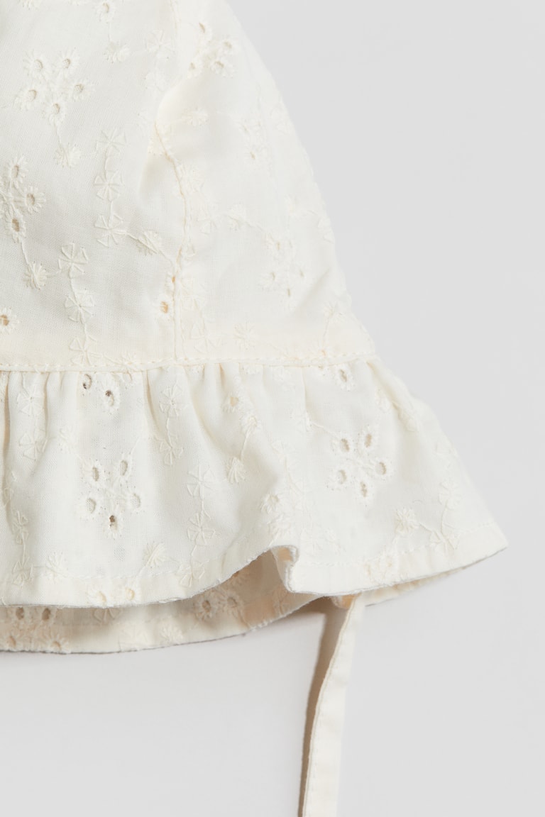 H&M Sonnenhut mit Broderie Anglaise Heißer Verkauf