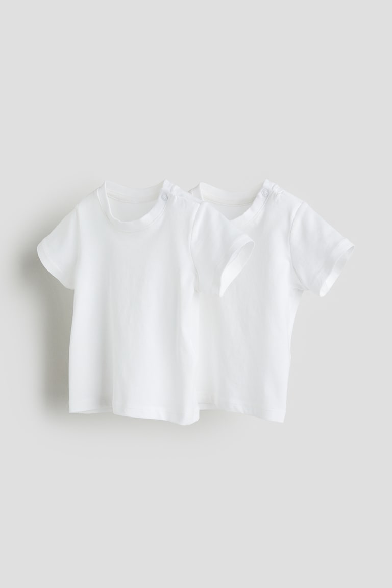 H&M 2er-Pack Baumwoll-T-Shirts Saisonale Angebote