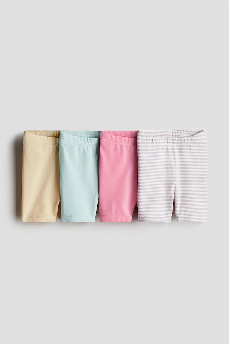 H&M 4er-Pack Radlershorts aus Baumwolle