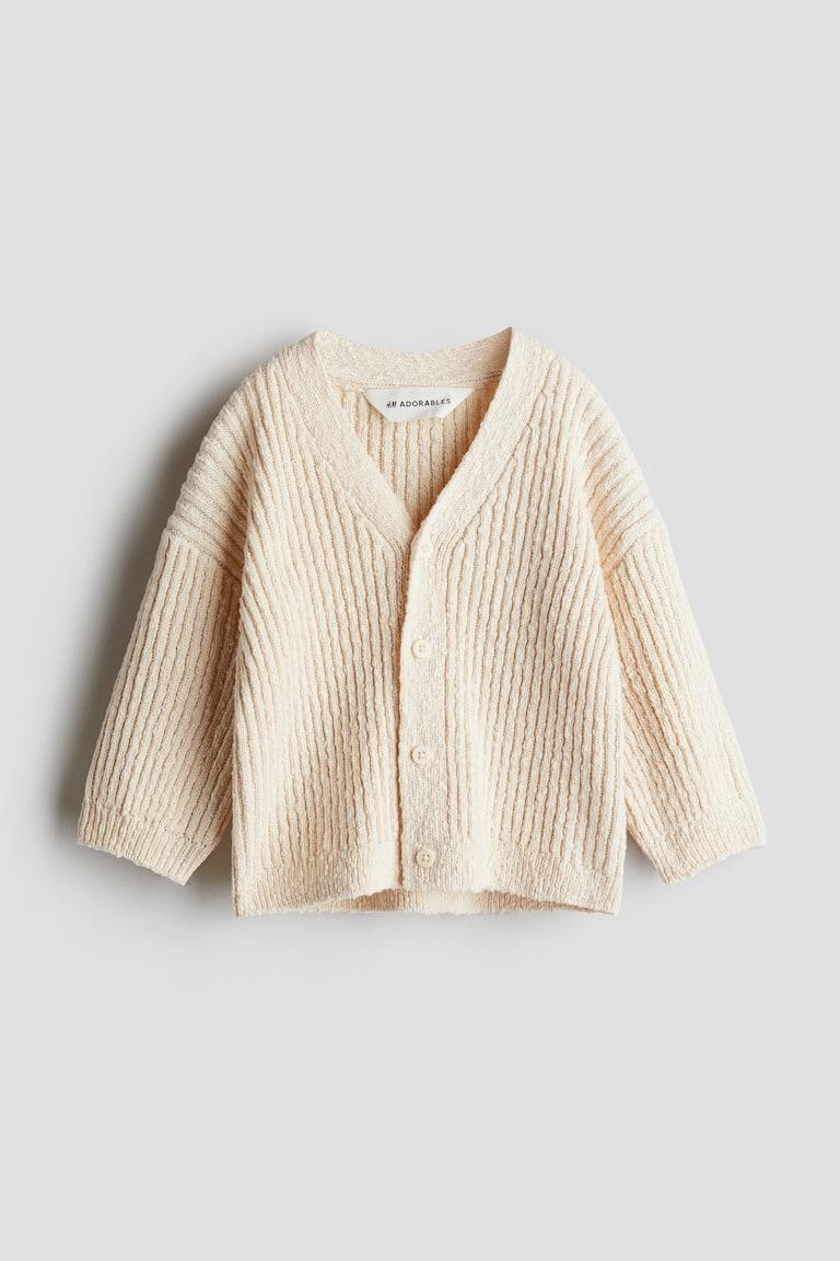 H&M Oversized Cardigan aus Boucléstrick 50% Rabatt mit kostenlosem Versand