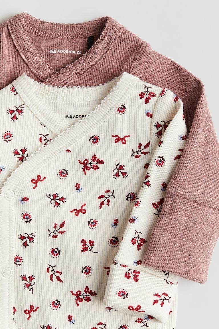 H&M 2er-Pack Bodys mit Mitwachsfunktion Outlet