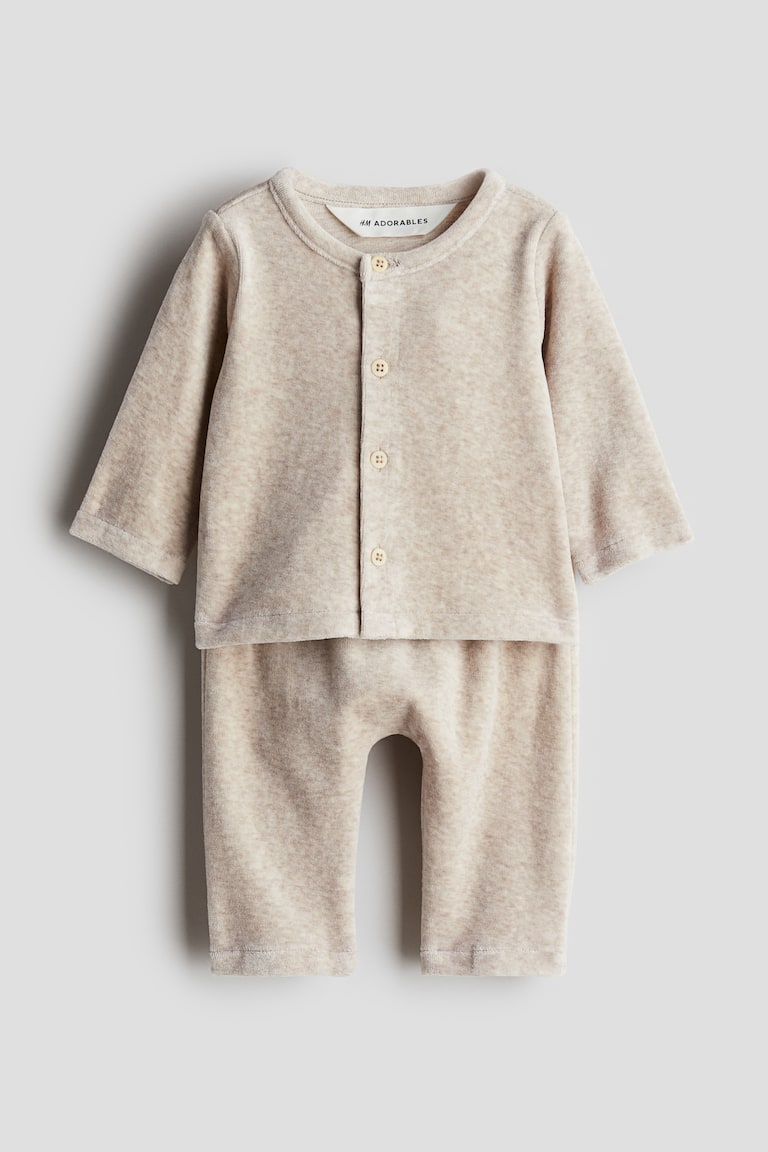 H&M 2-teiliges Set aus Velours