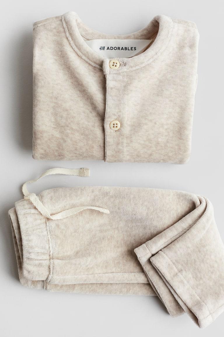 H&M 2-teiliges Set aus Velours Verkauf