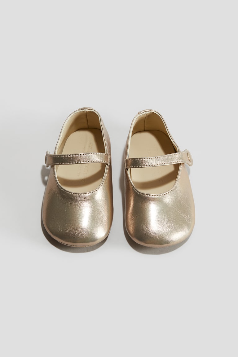 H&M Ballerinas aus Leder mit weicher Sohle Schlussverkauf