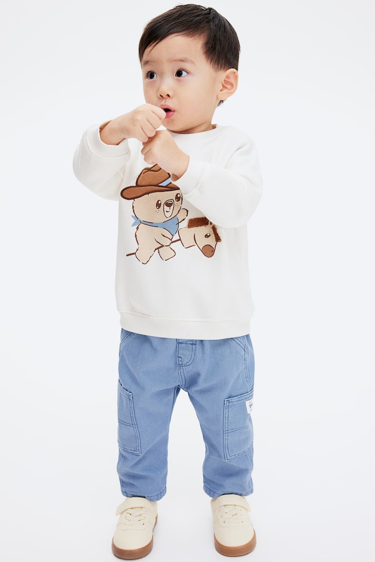 H&M Sweatshirt mit Motiv