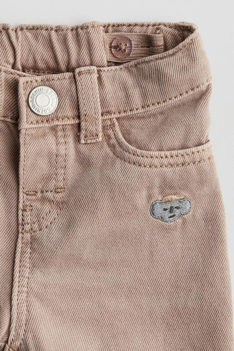 H&M Jeans mit Stickereien Kauf eins, bekomm eins gratis