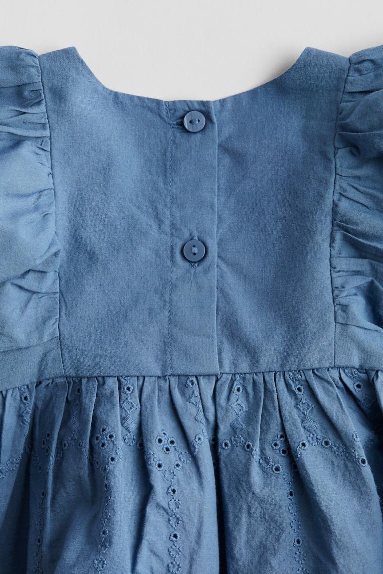 H&M Bluse mit Broderie Anglaise Tiefpreis