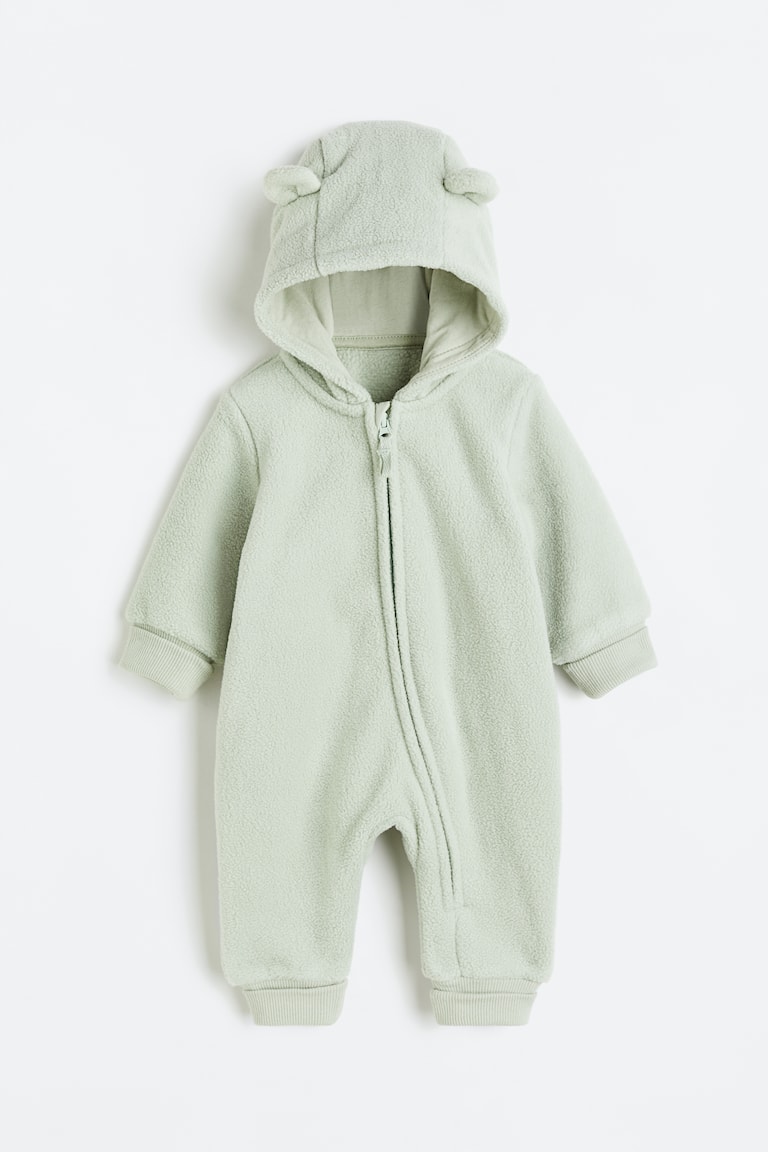 H&M Fleece-Overall mit Kapuze Outlet