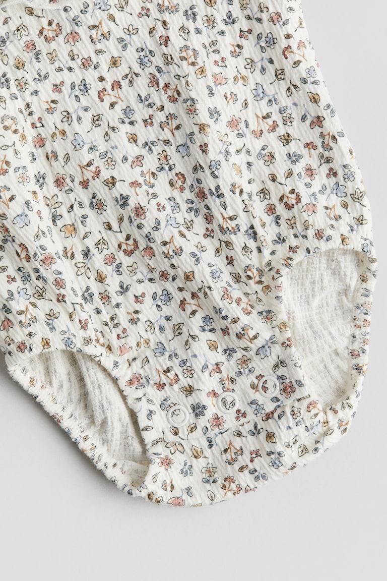 H&M Body aus Crinkle-Jersey mit Kragen Online Shopping