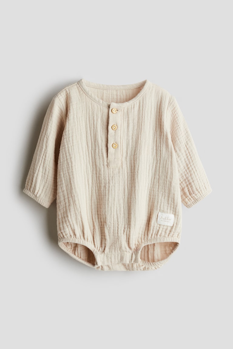 H&M Strampler aus Baumwollmusselin Vatertagsangebot