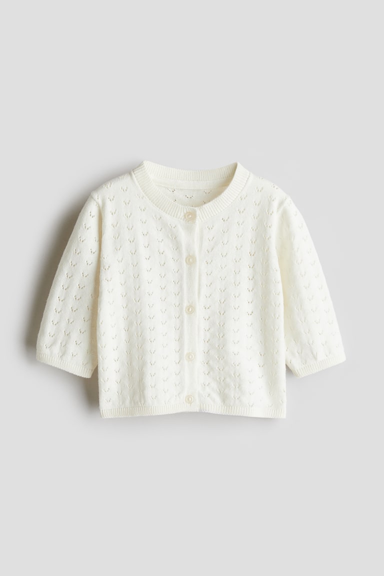 H&M Cardigan in Pointellestrick