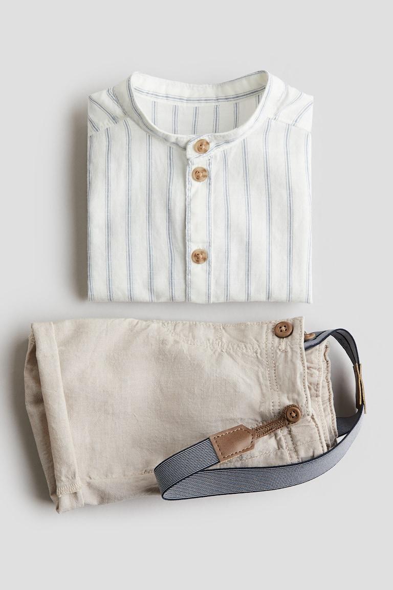 H&M 2-teiliges Set mit Hosenträgern Blitzangebot