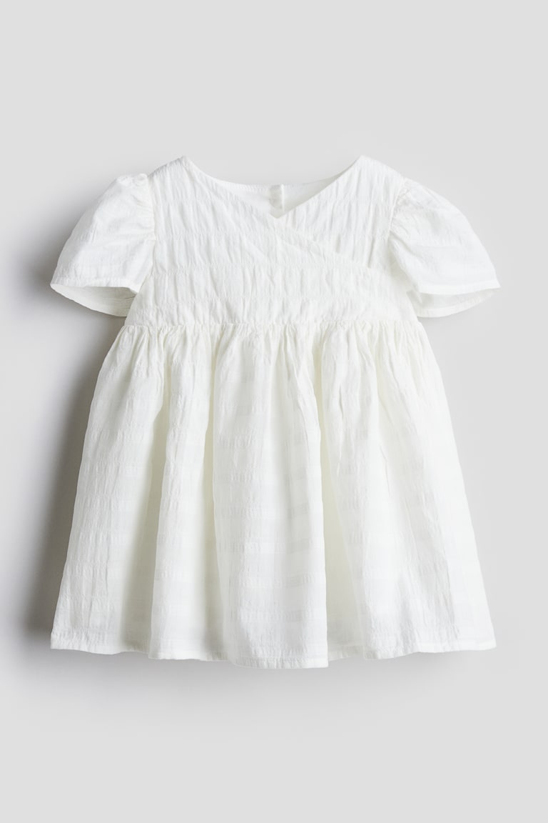 H&M Baumwollkleid im Wickelschnitt