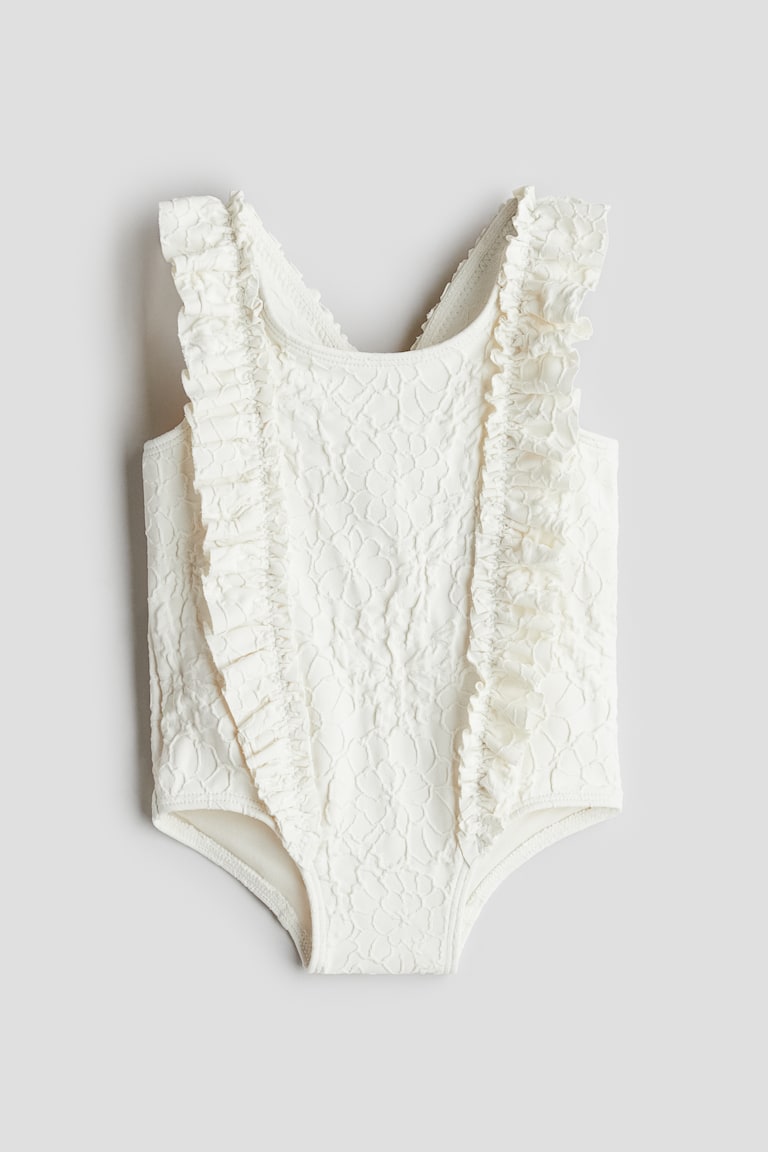 H&M Badeanzug mit Volants Neueste Stile