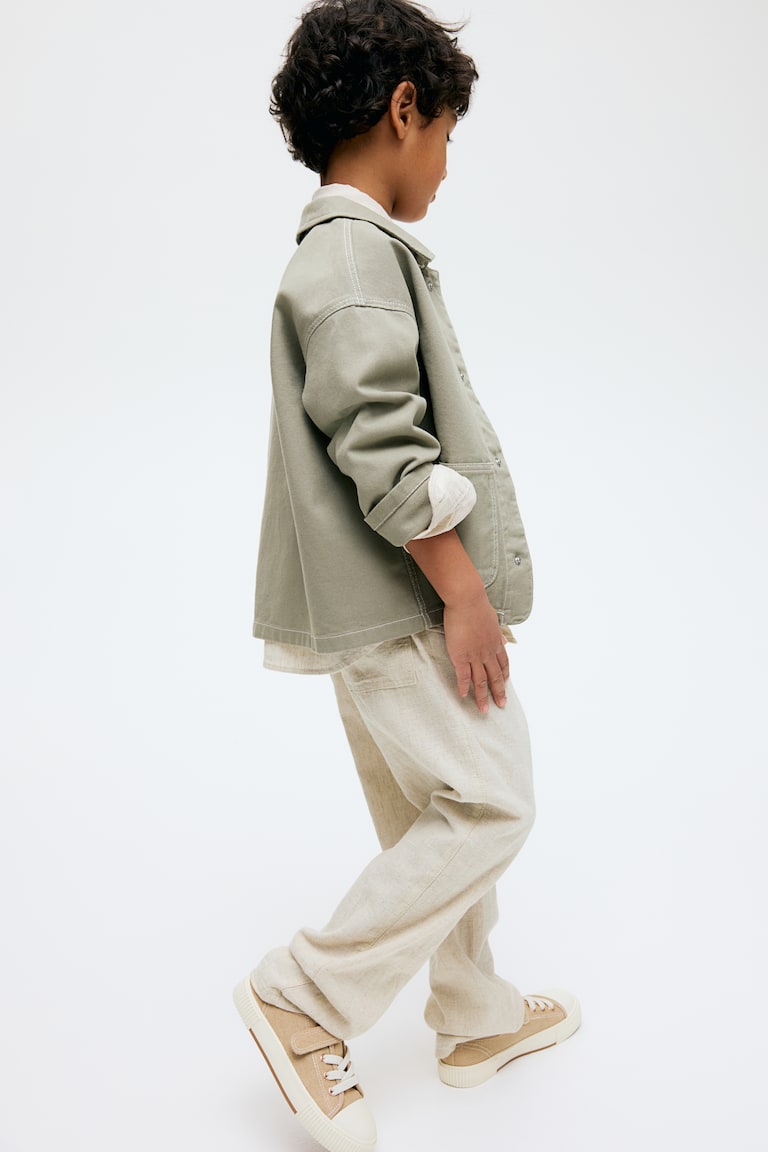 H&M Hose aus Leinenmix Riesige Rabatte