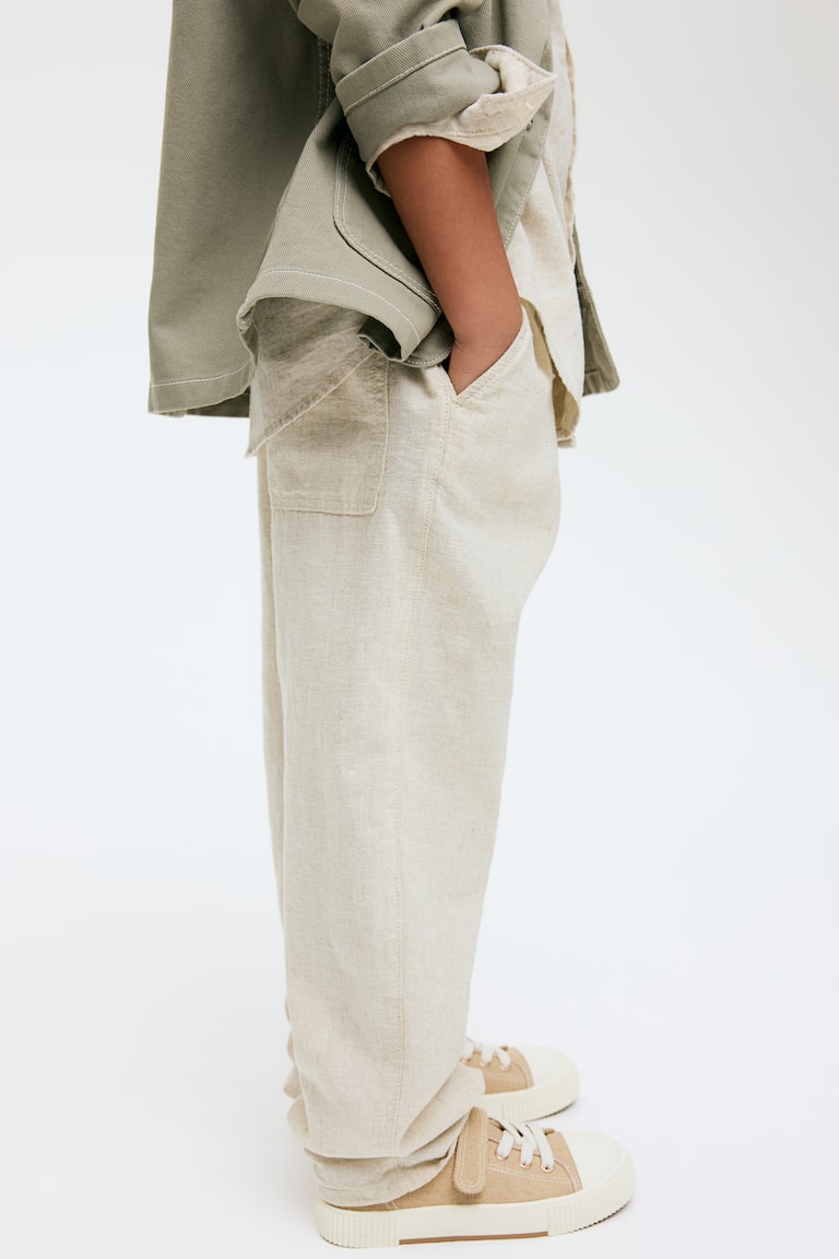 H&M Hose aus Leinenmix Riesige Rabatte