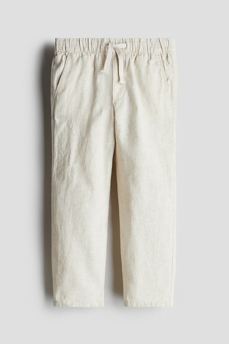 H&M Hose aus Leinenmix Riesige Rabatte