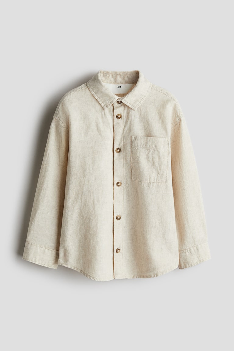 H&M Hemd aus Leinenmix zollfrei