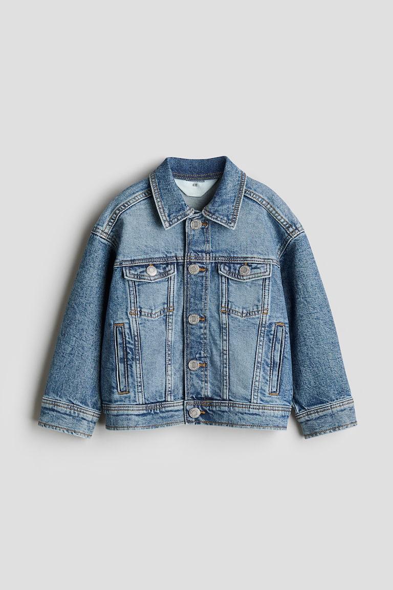 H&M Denimjacke in Loose Fit Rabatt