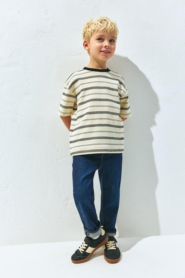 H&M Jacquard-T-Shirt in Loose Fit Online Shopping