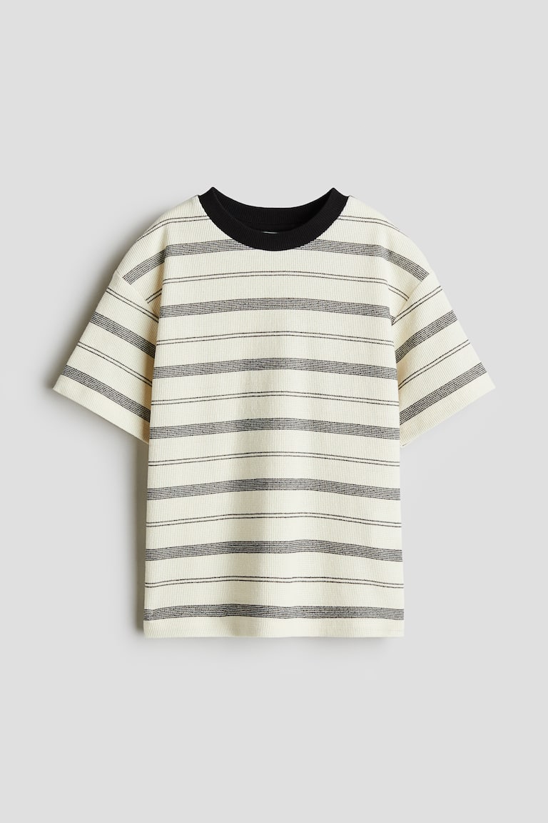 H&M Jacquard-T-Shirt in Loose Fit Exklusivangebot