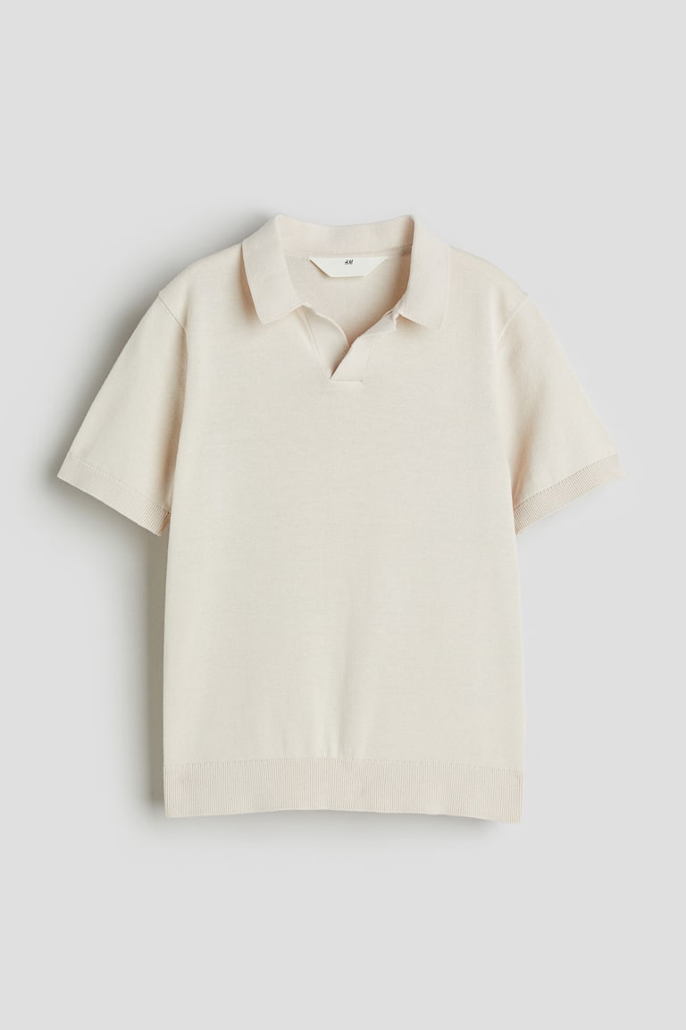 H&M Poloshirt aus Feinstrick Super Rabatt