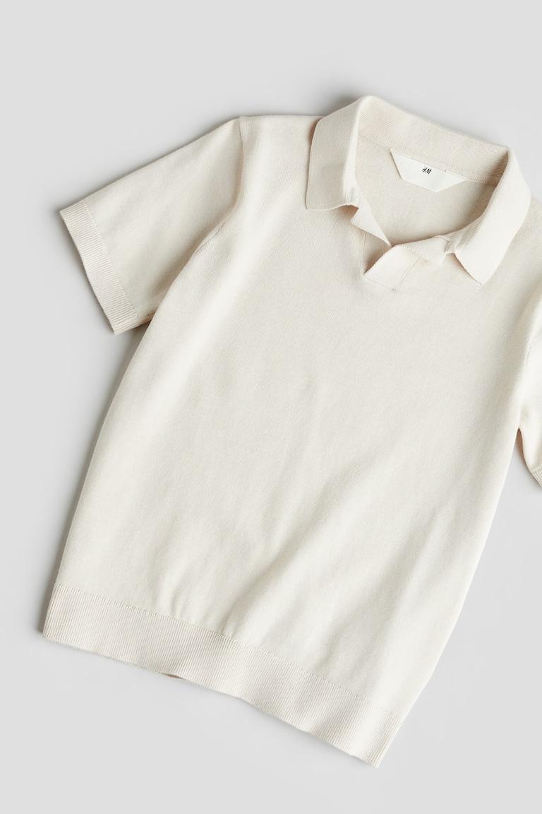 H&M Poloshirt aus Feinstrick Super Rabatt