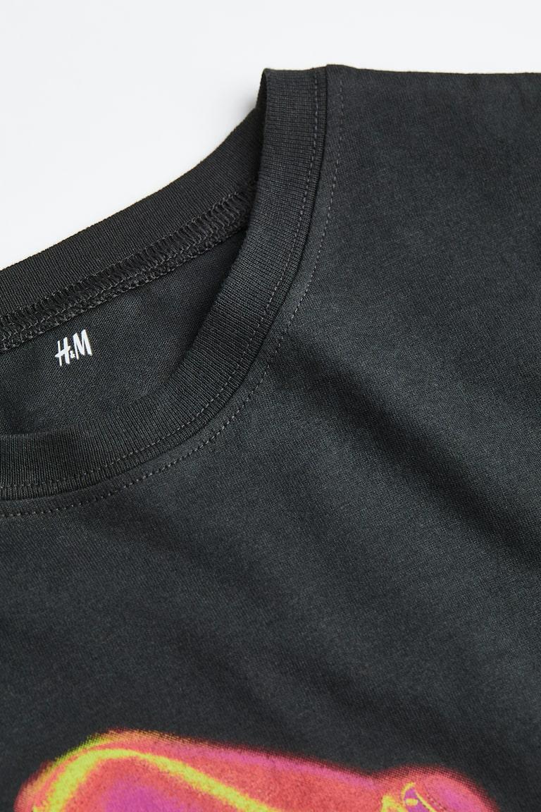H&M Baumwoll-T-Shirt mit Print 50% Rabatt für begrenzte Zeit