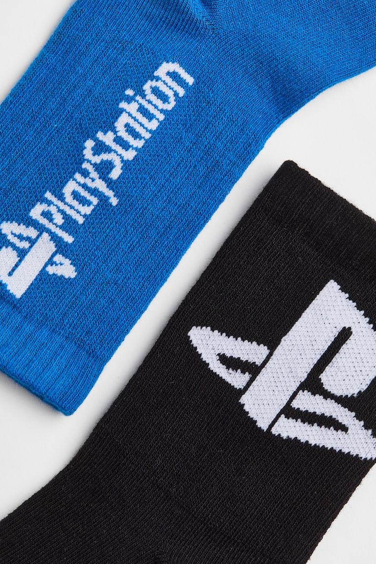 H&M 5er-Pack Socken mit Intarsienmotiv Versandkostenfrei