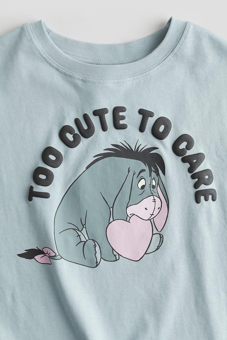 H&M Baumwoll-T-Shirt mit Print Begrenztes Angebot