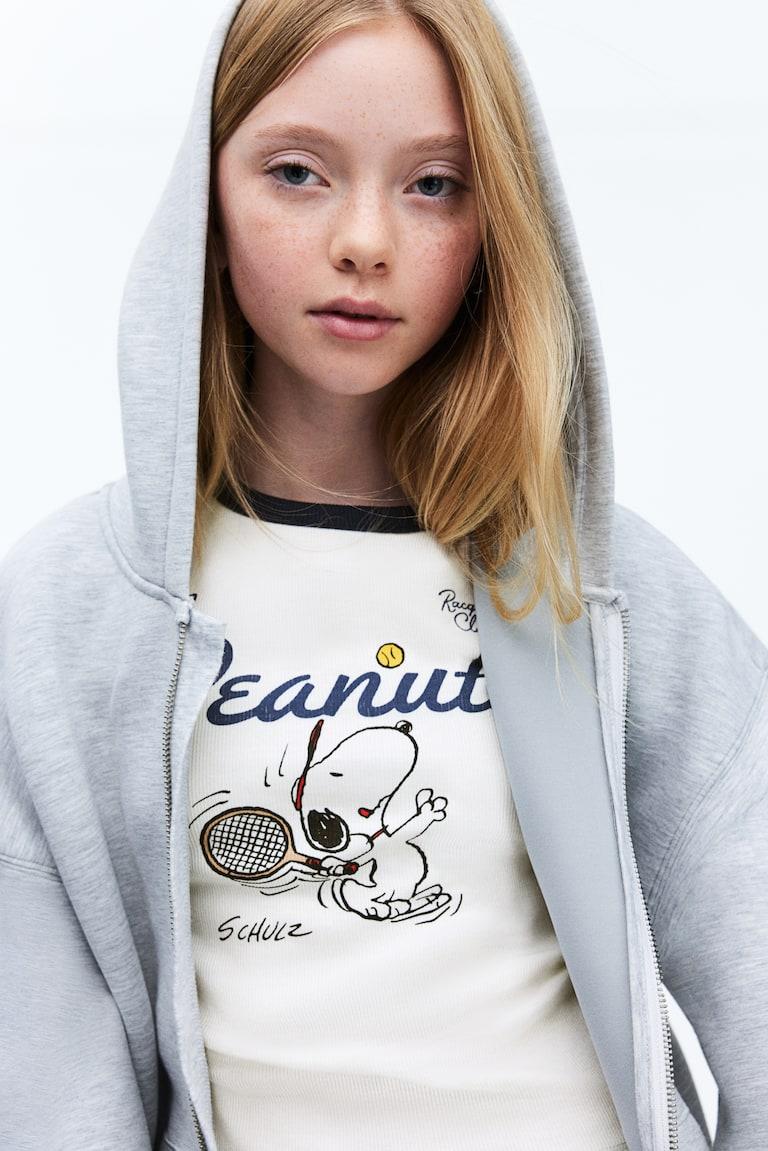H&M Jerseyshirt mit Print Exklusivangebot