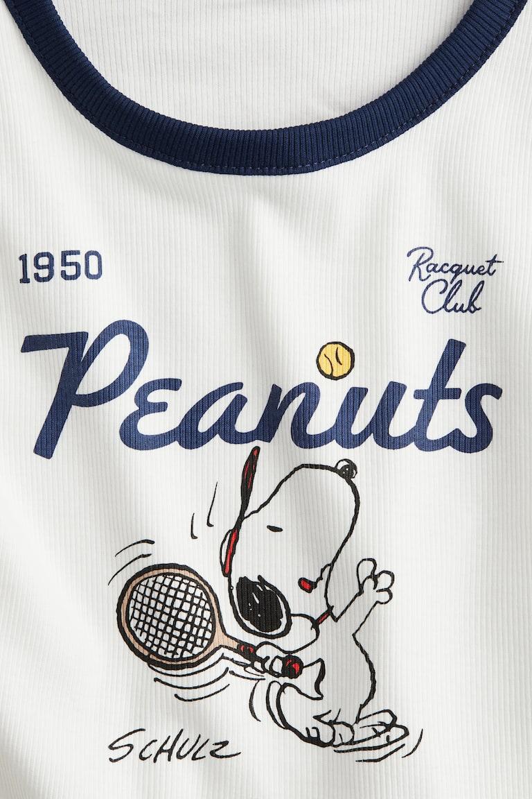 H&M Jerseyshirt mit Print Exklusivangebot