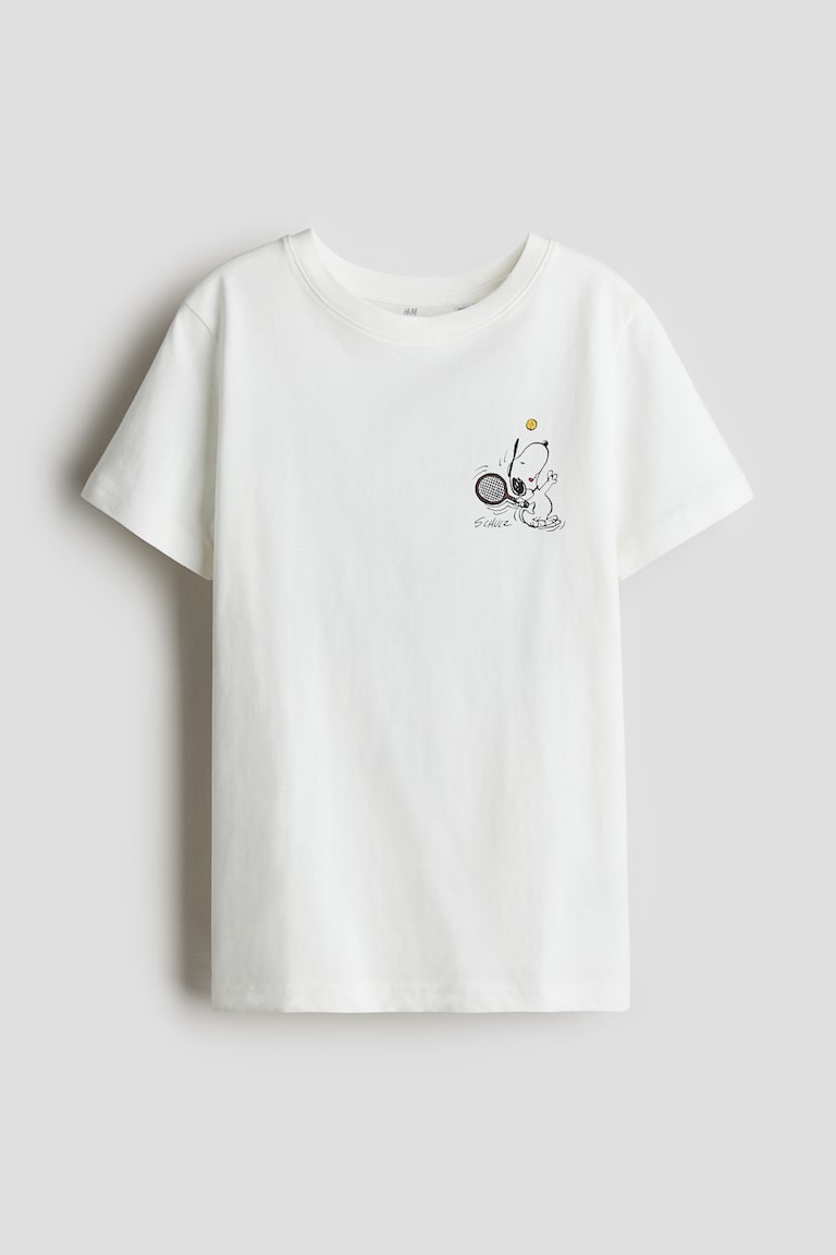 H&M T-Shirt mit Print Weihnachtsangebot